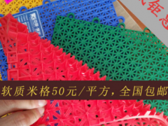 篮球场室内足球场悬浮式拼装地板 室外功能地板 运动场网球馆图2