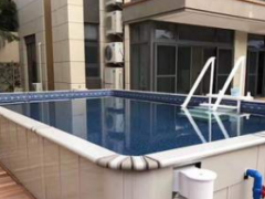 Stainless steel frame wall swimming pool manufacturer图3
