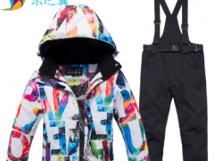 新款成人儿童滑雪服套装男童女童户外加厚保暖防水滑雪衣服两件套图3