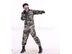 厂家直销大学生军训迷彩服套装 户外登山活动透气耐磨迷彩服价格图3