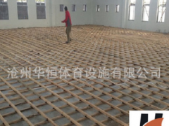 单层龙骨\双层龙骨\篮球场馆运动木地板\篮球场馆枫木运动木地板图2