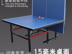 厂家直销乒乓球台 可折叠室内 比赛专用乒乓球桌 加工定制批发图1