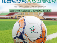 足球5号 成人比赛训练耐磨机缝防水防滑防爆室外中小学练习pu足球图2