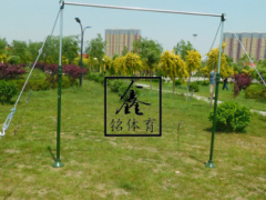 加固单杠 部队专用加强大底盘单杠 钢筋牵引健身单杠批发图1