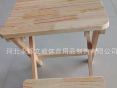 厂家直销中小学美术器材 木质写生折叠画凳 学校器材原木色图2