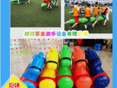 趣味蛇口逃生，充气小马比赛道具社区运动会项目定做厂家图3