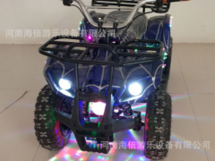 小公牛沙滩车新款 广场游乐设备专业生产厂家 炫酷摩托车双人图2