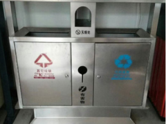 不锈钢户外垃圾桶 分类果皮箱 环保垃圾桶景区公园图3
