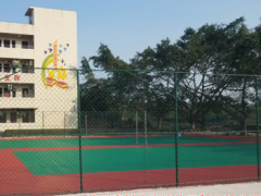 四川硅PU弹性球场施工 彩色弹性网球场施工 南充弹性羽毛球场厂家图2
