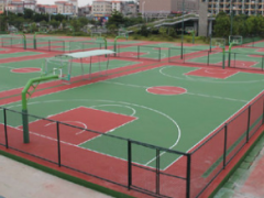 供应网球场施工 篮球场建设 塑胶跑道 建设篮球场图3