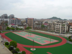 供应承建丙烯酸篮球场 硅pu篮球场图2