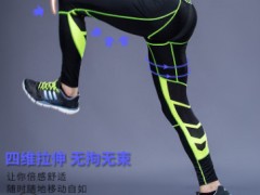 新款欧美套头健身服3件套 跑步运动上衣长袖透气紧身瑜伽服男图3