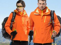 高档纯色三合一户外冲锋衣定制加绒加厚可拆卸秋冬季旅游登山服潮图2