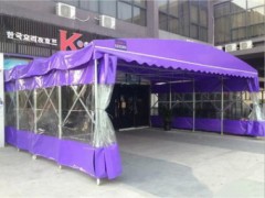 加厚加大可推拉车篷 物流帐篷 移动仓库 仓储遮阳蓬 遮阳棚图2