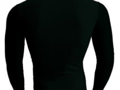 蝙蝠侠运动速干健身服 热销批发2017秋季新款 修身型男装长袖T恤图2