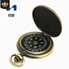 新品热销 J35A复古怀表指南针 指北针 金属翻盖礼品指南针 亚马逊