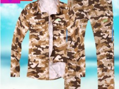 LAKAITO骆凯途户外 女男迷彩服弹力运动登山作训服战术裤速干套装图3