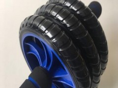 厂家直销家用健身器材 三巨轮健腹瘦身马甲线训练办公减肚子滚轮图1