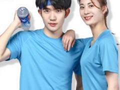 2019夏季上新男女式短袖圆领速干衣 吸汗透气轻薄运动上衣批发图2