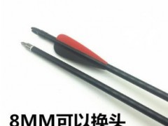 厂家批发弓箭玻纤箭户外练习箭8MM可换头反曲弓传统弓练习箭图2