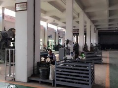 芒果健身房运动器材 实木划船机 商用水阻划船器图3