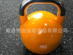 产地货源全钢竞赛竞技壶铃钢制烤漆 男士女士专业训练提壶哑铃图2