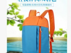 2019新款登山户外防水运动双肩背包定制logo旅行社礼品培训背包图2