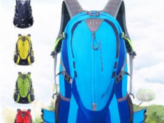厂家定制批发运动户外大容量徒步旅行露营背包尼龙防水双肩登山包图2