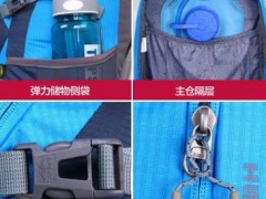 厂家定制批发运动户外大容量徒步旅行露营背包尼龙防水双肩登山包图3