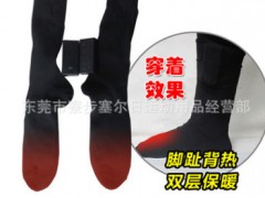 现货冬季爆款电热袜子电池盒加热发热袜保暖袜脚趾背热暖脚宝批发图2