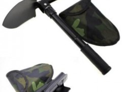 野营工具/多功能折叠铲 小号工兵铲/镐 野营折叠锹图2