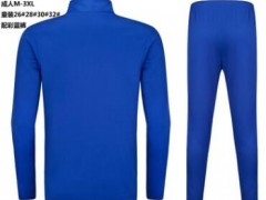 足球训练服半拉链训练服空白组队服春秋冬踢球训练服外套DIY印字图3