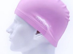 PU帽 素色PU涂层游泳帽 不勒头防水透气男女通用游泳装备游泳帽图2