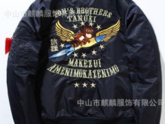 工厂定制出口欧美夹棉保暖型 MA1飞行夹克图2