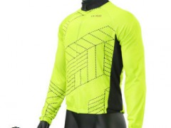 秋冬抓绒男士骑行服上衣 户外骑行服装备 纯色保暖骑行服图2