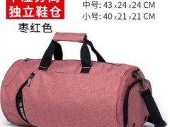 健身运动包男干湿分离旅行包斜跨单肩训练包大容量圆筒行李游泳包图3