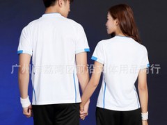 厂价供应短袖男女圆领网球排球服 羽毛球服/兵兵球比赛服套装1836图3