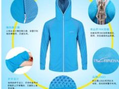 夏季速干开衫钓鱼服男 户外防晒衣防蚊服 冰丝印花垂钓服图3