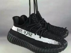 阿迪达斯350V2椰子款侃爷SPLY夏潮鞋跑步运行休闲男女透气网面鞋图2