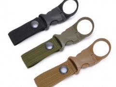 户外用品军迷钥匙扣多功能战术扣登山水壶扣户外尼龙织带挂扣图1