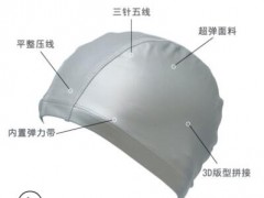 可定制印刷logo 成人儿童通用防水pu涂层泳帽 卡通海豚pu游泳帽图3