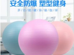 普拉提瑜伽球PVC磨砂加厚防爆球65cm75cm孕妇按摩厂家批发定做图3
