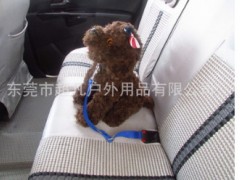 厂家现货批发宠物安全带汽车车载尼龙安全牵引带外贸精品图2