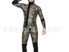 批发订做 氯丁橡胶速干潜水衣3mm迷彩防紫外线浮潜游泳防水潜水服图2
