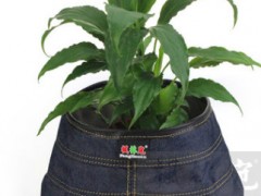 布艺花盆种养花盆套阳台园艺桌面地面手工创意盆栽水果盘红酒冰桶图2