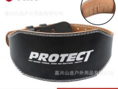 现货TMT健身深蹲护腰带 健身运动男女专业器械训练举重硬拉牛皮图3