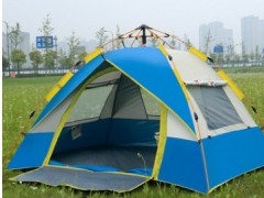户外用品3-4人全自动帐篷沙滩野营弹簧速开双人单层露营帐篷 户外图3
