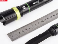 led手电筒强光充电远射超亮特种兵带刀多功能家用防身便携图2