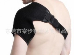 运动绑带护肩防护型 可调节护肩带 运动肩膀防护单肩拉伤护肩批发图3