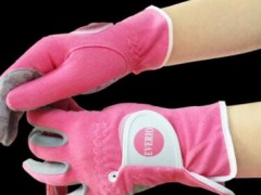 厂家批发女士高尔夫球童手套防滑防水高尔夫超纤维布魔术手套定制图3